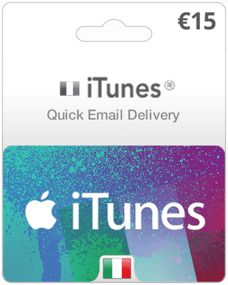 $15 Italy iTunes Gift Card (Email Delivery)