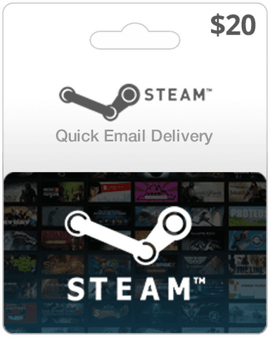 $20 Steam Gift Card (Email Delivery)