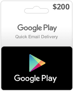 $200 Google Play (Email Delivery)