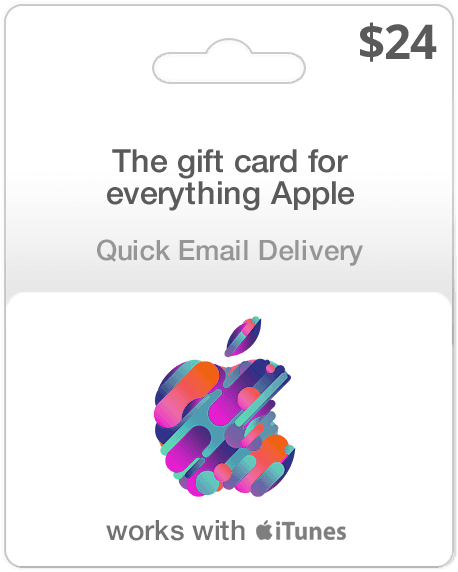$24 Apple Gift Card - Email Delivery