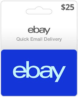 $25 eBay Gift Card - Email Delivery
