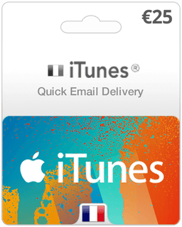 $25 France iTunes Gift Card (Email Delivery)