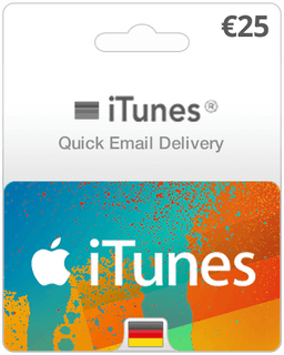 $25 Germany iTunes Gift Card (Email Delivery)