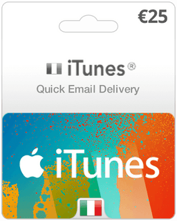 $25 Italy iTunes Gift Card (Email Delivery)