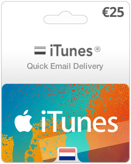 $25 Netherlands iTunes Gift Card