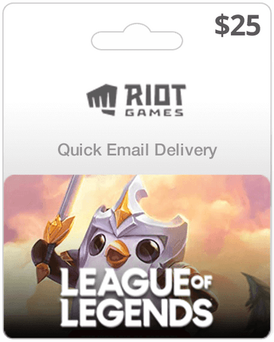 $25 League of Legends Game Card (Email Delivery)