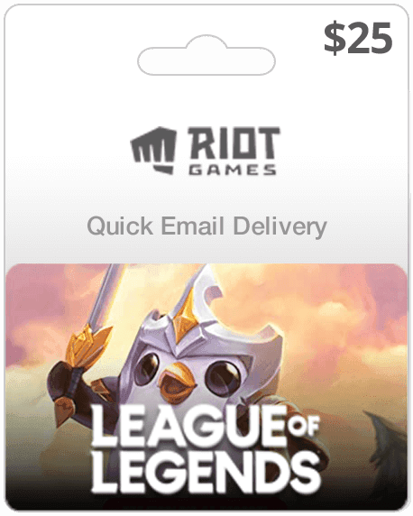 $25 League of Legends Game Card (Email Delivery)