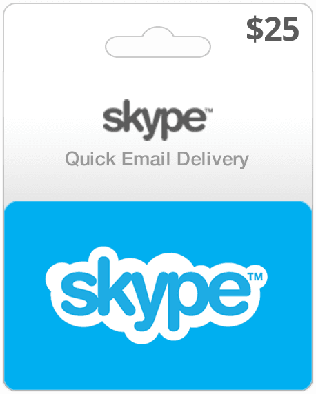 $25 Skype Gift Card (Email Delivery)
