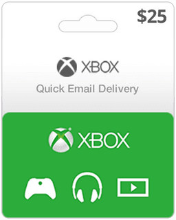 $25 Xbox Gift Card (Email Delivery)