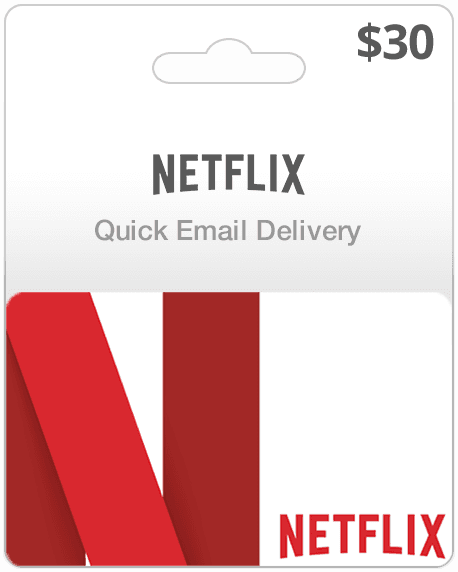 $30 Netflix Gift Card (Email Delivery)