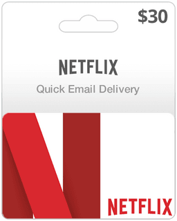 $30 Netflix Gift Card (Email Delivery)