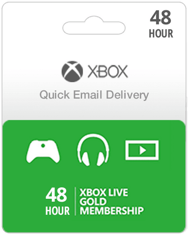 48 Hour Membership - Xbox Live Gold Subscription Card (Email Delivery)