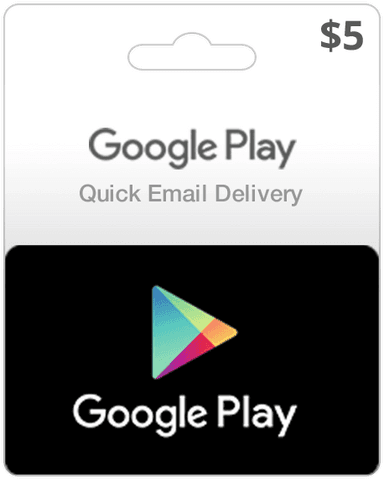 $5 Google Play (Email Delivery)