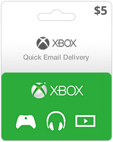 $5 Xbox Gift Card (Email Delivery)