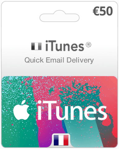 $50 France iTunes Gift Card (Email Delivery)