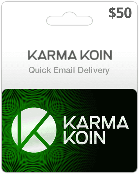 $50 Karma Koin (Email Delivery)