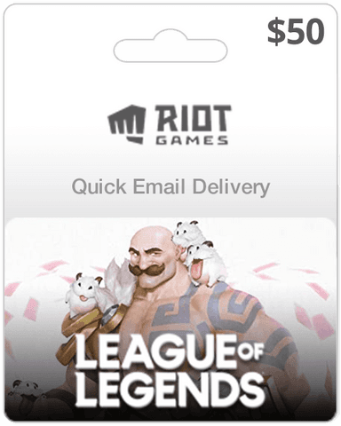 $50 League of Legends Game Card (Email Delivery)