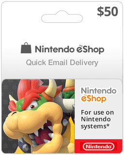 $50 Nintendo Eshop for Wii U and 3DS (Email Delivery)