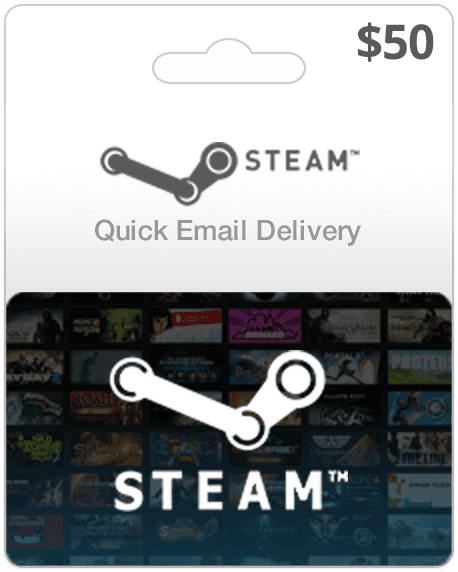 $50 Steam Gift Card (Email Delivery)