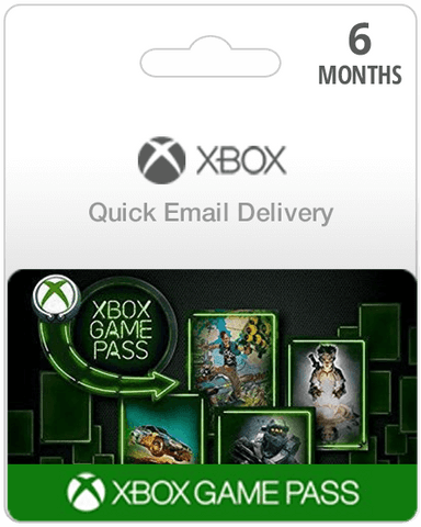 6 Month Membership - Xbox Game Pass Card (Email Delivery)