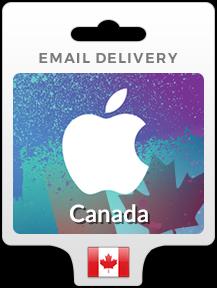 Canadian iTunes Gift Cards - Email Delivery