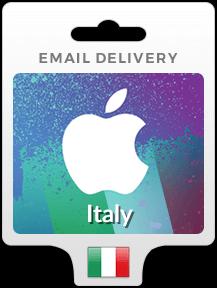 Italy iTunes Gift Cards - Email Delivery