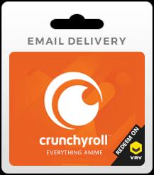 Crunchyroll Gift Cards - Email Delivery