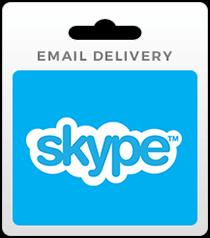 Skype Gift Cards - Email Delivery