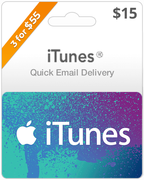 $15 App Store & iTunes Gift Card