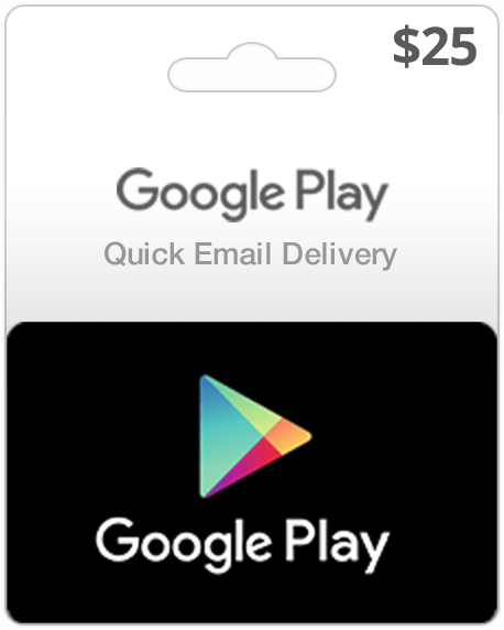$25 Google Play Gift Card Email Delivery | Google Play Gift Card Codes